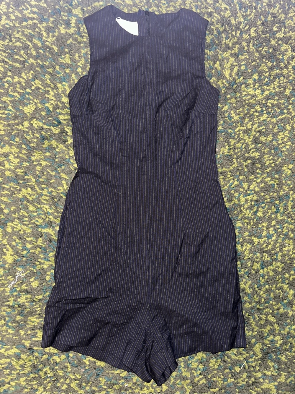 Maison Margiela Pinstripe Romper 100% Wool